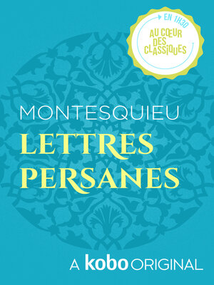 cover image of Lettres persanes